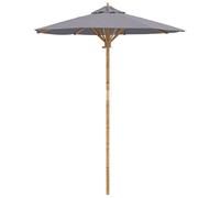 vidaXL Garden Parasol Dark grey 180 x 180 x 230 cm Bamboo