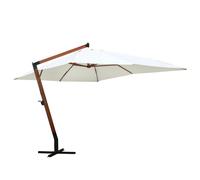 vidaXL Garden Parasol 300 x 400 cm White