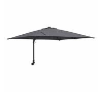 vidaXL Garden Parasol Anthracite 248.5 x 247.5 x 160 cm, Black