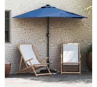 vidaXL Garden Parasol Blue 294 x 150 x 223 cm Fabric