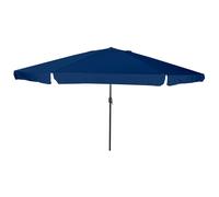 vidaXL Garden Parasol Blue and Black 395 x 395 x 245 cm