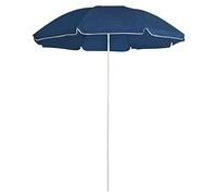 vidaXL Garden Parasol | Blue | Polyester, Steel | Medium | Foldable