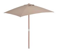 vidaXL garden parasol garden parasols wooden outdoor parasol