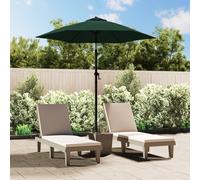 vidaXL Garden Parasol Green 200x224 cm Aluminium