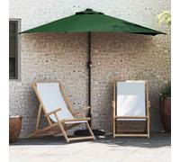 vidaXL Garden Parasol Half Green 294 x 150 x 224 cm Fabric