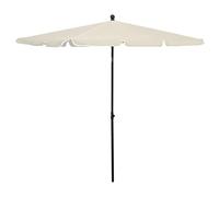 vidaXL Garden Parasol with Pole 210x140 cm Sand NEW