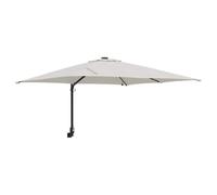 Garden Parasol Sand 248.5 x 247.5 x 160 cm Polyester and Steel