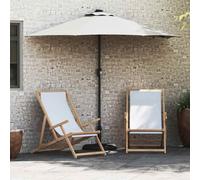 Garden Parasol Polyester and Steel Outdoor Umbrella Patio Sunshade vidaXL