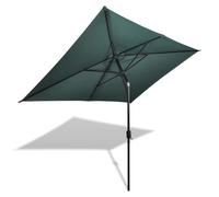 vidaXL Garden Parasol Sunshade Outdoor Umbrella Patio Canopy Green Rectangular