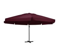 vidaXL Garden Parasol with Aluminium Pole 600 cm Bordeaux Red, Red