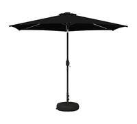 vidaXL Garden Parasol with LED Lights and Base 300 x 300 cm Polyester