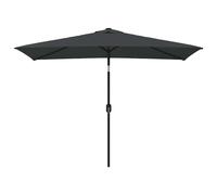 vidaXL Outdoor Parasol with Metal Pole 300x200 cm Anthracite, Black