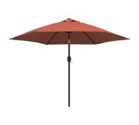 Outdoor Parasol with Metal Pole Patio Garden Umbrella Canopy Shade vidaXL