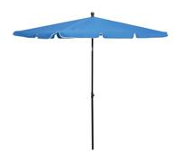 vidaXL Garden Parasol with Pole Sunshade Outdoor Umbrella Canopy Azure Blue
