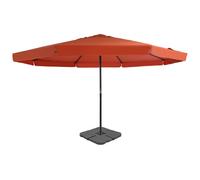 vidaXL Garden Parasol with Portable Base Sunshade Outdoor Umbrella Terracotta