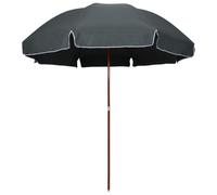 vidaXL Garden Parasol with Steel Pole 300 cm Anthracite