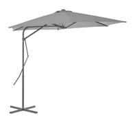 vidaXL Garden Parasol with Steel Pole 300 cm Anthracite