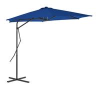 vidaXL Garden Parasol with Steel Pole Sunshade Outdoor Umbrella Canopy Blue