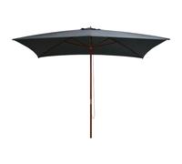 vidaXL Garden Parasol with Wooden Pole 200x300 cm Anthracite UK