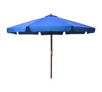 Outdoor Parasol with Wooden Pole Garden Umbrella Sun Shading Parasol vidaXL
