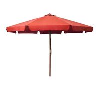 vidaXL Garden Parasol with Wooden Pole 330 cm Terracotta