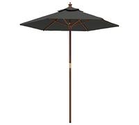 vidaXL Anthracite Garden Parasol 2.3 x 1.9m - Size: 231 x 196 x 196cm - Grey - Wilko