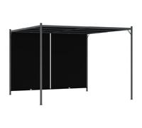 vidaXL Garden Pergola with Retractable Roof 3x3 m Anthracite