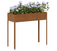 vidaXL Garden Planter 100.5x40.5x90 cm Weathering Steel