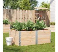 vidaXL Garden Planter 150x100 cm Solid Wood Pine