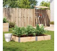 vidaXL Garden Planter Outdoor Flower Pot Patio Planter Pot Solid Wood Pine