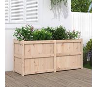 vidaXL Garden Planter 150x50x70 cm Solid Wood Pine