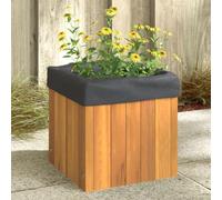vidaXL Garden Planter, Plant Pot for Patio Balcony Terrace, Flower Pot for Flower Herb Plant, Outdoor Planter Box, Solid Wood Acacia