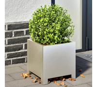 vidaXL Garden Planter Plant Pot Flower Pot Outdoor Planter Box Stainless Steel