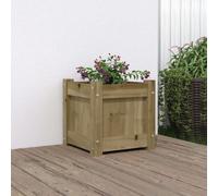 vidaXL Garden Planter 31x31x31 cm Impregnated Wood Pine