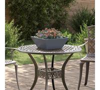 vidaXL Garden Planter 5 pcs Anthracite 40 x 40 x 15 cm