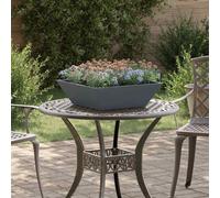vidaXL Garden Planter 5 pcs Anthracite 50 x 50 x 15 cm