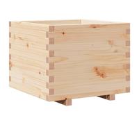 vidaXL Garden Planter 60x60x49.5 cm - Square Solid Pinewood Planter Box for Herbs, Vegetables, Flowers - Outdoor Decor