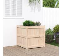 vidaXL Garden Planter 70x70x70cm Solid Wood Pine, Brown