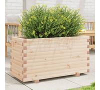 vidaXL Garden Planter Outdoor Flower Pot Patio Planter Pot Solid Wood Pine