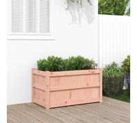 (1 pcs) vidaXL Garden Planter Patio Flower Pot Planter Box Plant Pot Solid Wood Pine