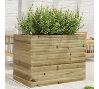 vidaXL Garden Planter 90x60x68.5 cm Impregnated Wood Pine, Brown