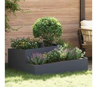 vidaXL Garden Planter Anthracite 100 x 100 x 50 cm Cold-rolled Steel