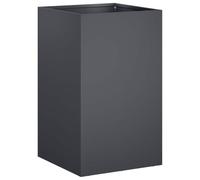 vidaXL Garden Planter Anthracite 30 x 30 x 50 cm Cold-rolled Steel