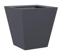 vidaXL Garden Planter Anthracite 30x30x30 cm Steel