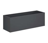 vidaXL Garden Planter Anthracite 40 x 20 x 20 cm Cold-rolled Steel