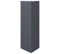 vidaXL Garden Planter, Plant Pot for Patio Balcony Terrace, Flower Pot for Flower Herb Plant, Outdoor Planter Box, Anthracite Triangular Steel