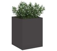 vidaXL Garden Planter Black 32 x 32 x 40 cm Cold-rolled Steel