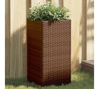 Garden Planters Outdoor Flower Pot Planter Pot Flower Box Poly Rattan vidaXL