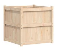 vidaXL Garden Planter 70x70x70cm Solid Wood Pine, Brown