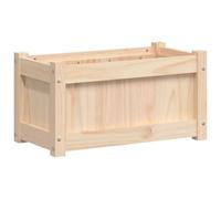 vidaXL Garden Planter 60x31x31cm Solid Wood Pine, Brown